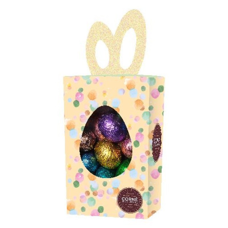 Valisette grande taille garnie de /- 23 petits oeufs