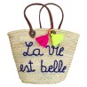 Panier brodé