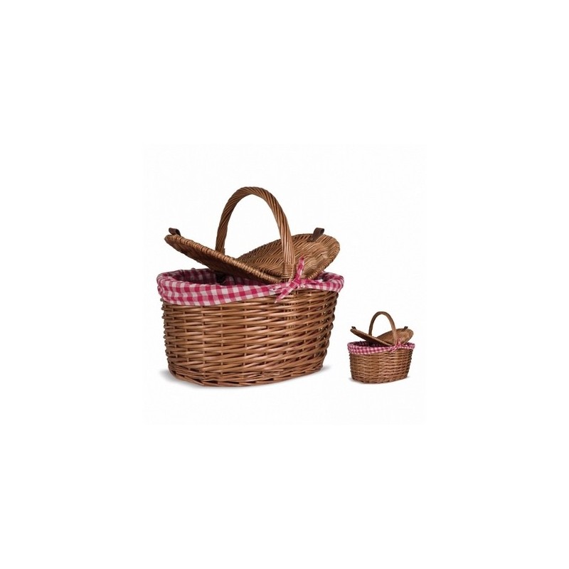 Panier pique-nique en osier