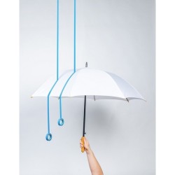 Parapluie 23" en rPET et bambou ouverture auto Impact AWARE?