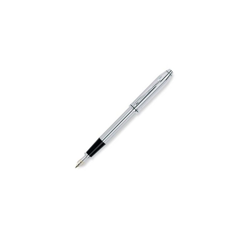 Stylo plume Townsend Plaqué Platine