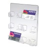 Porte-Carte Visite Mural 6 x Cases Largeur