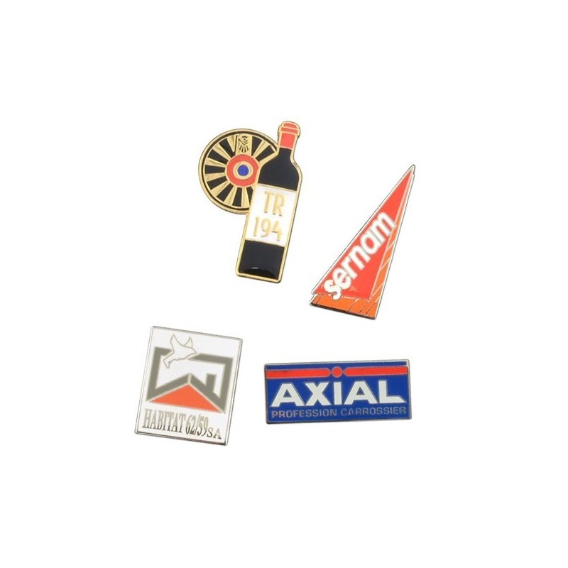 Pin's premium, résine de synthèse surfacée - 35-40 mm