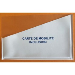 Pochette adhésive carte de mobilité ou ticket stationnement