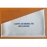 Pochette adhésive carte de mobilité ou ticket stationnement