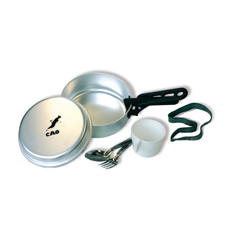 Popote alu scout 1 personne  aluminium 82 mm ø 170 mm