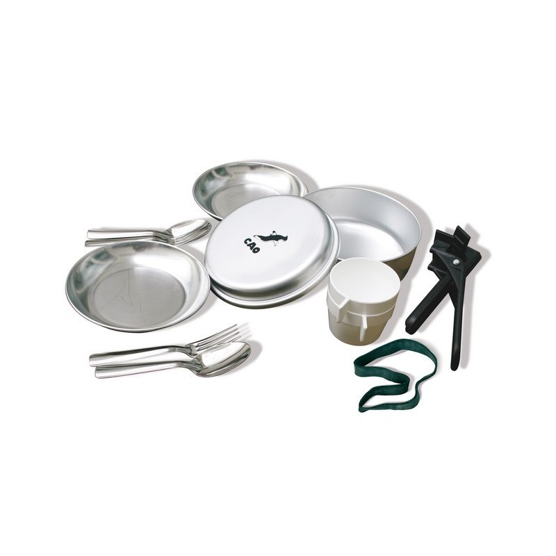 Popote alu scout 2 personnes  aluminium 82 mm ø 170 mm