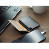 Etui pour cartes de crédit en cuir avec Powerbank 2500mAh