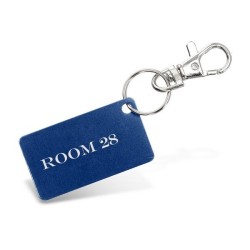 Porte-clés plaque alu