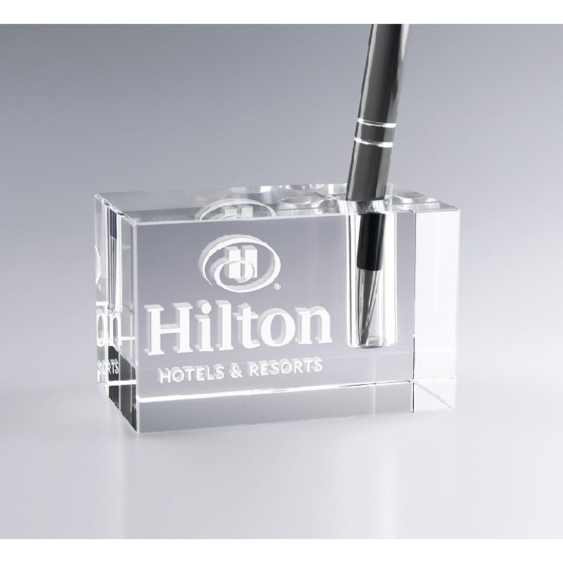 Porte-stylo en verre