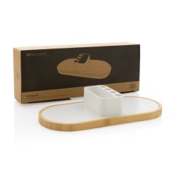 Chargeur 10W en plastique recyclé RCS et bambou FSC® Ontario