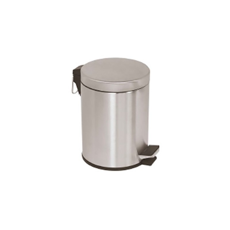 Poubelle à Pédale Chromée 5 L + seau intérieur