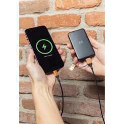 Powerbank 5000mAh avec induction 5W en plastique recyclé RCS