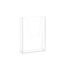 Porte Brochure  Mural  Classique 1 case A5 (L.15.6 cm)