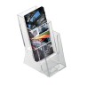 Porte Brochure Comptoir Cristal ECO 3 x 1/3.A4 (210x105 mm)