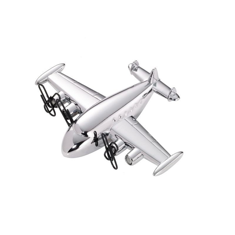 Distributeur trombones presse-papiers avion