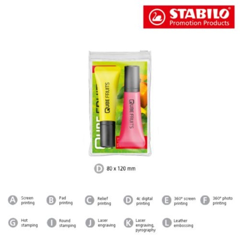 STABILO NEON surligneur Etui zippé de 2