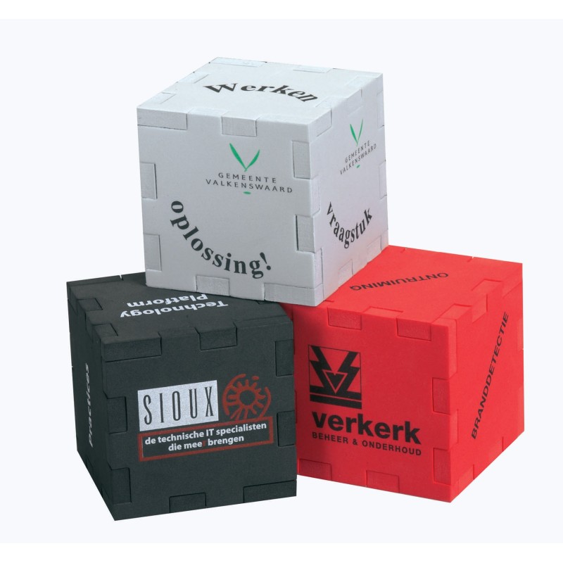 Cube 7cm puzzle en mousse