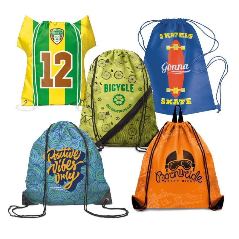 Sac à dos cordelettes quadri sur-mesure