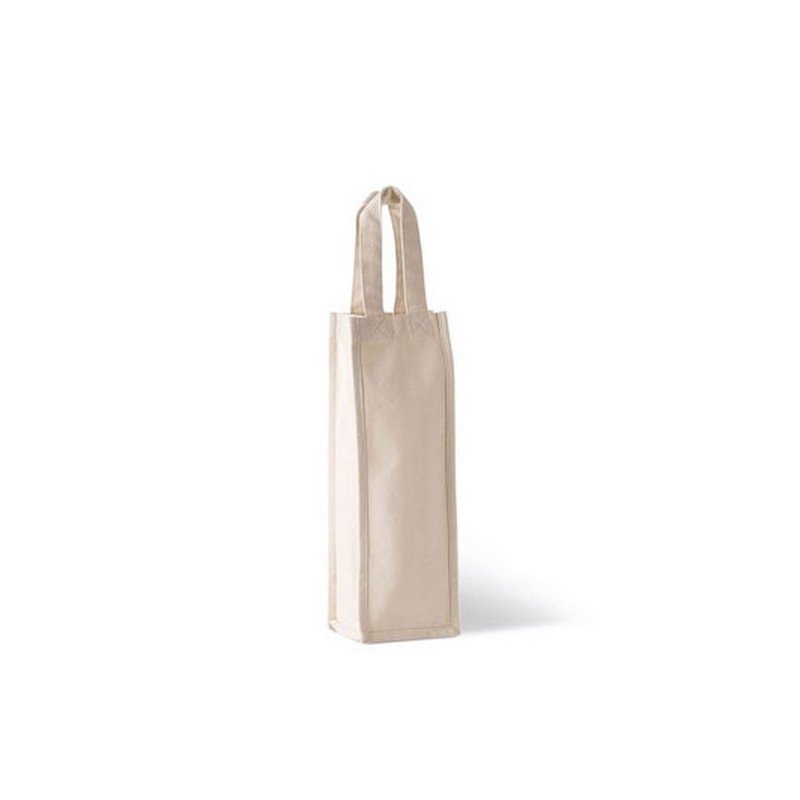 Sac porte-bouteille en coton canvas