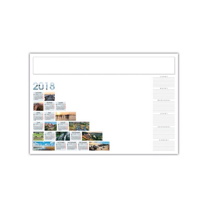 Sous main photos de france compose de 25 ou 40 feuillets