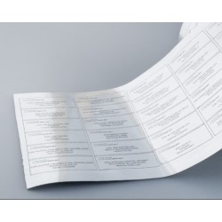 Étiquette métalisée