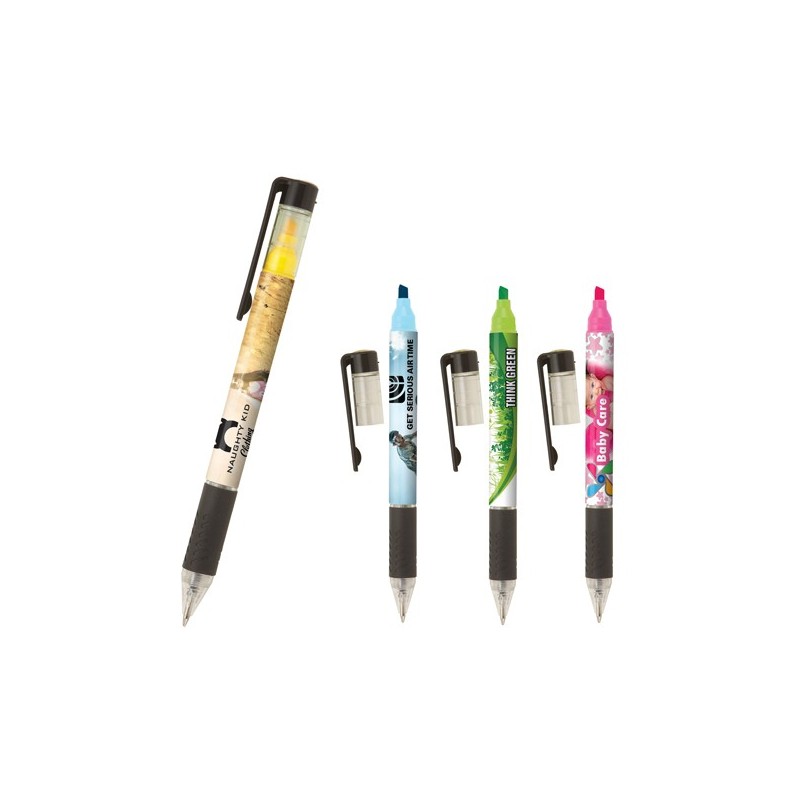 Stylo-bille surligneur bergman