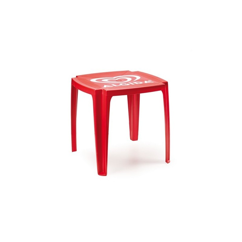 Table empilable carrée