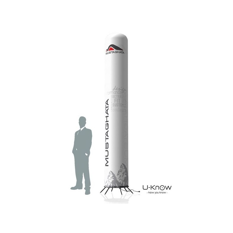 Colonne lumineuse air pulsé 380x72cm