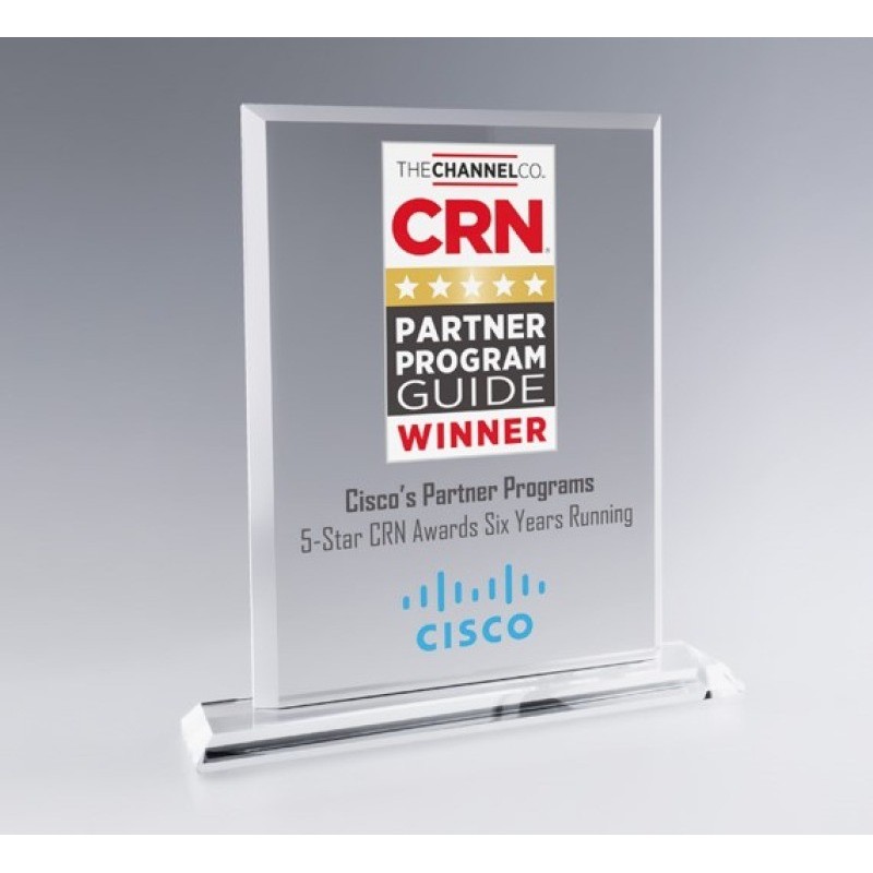 Trophée plaque biseautée sur socle