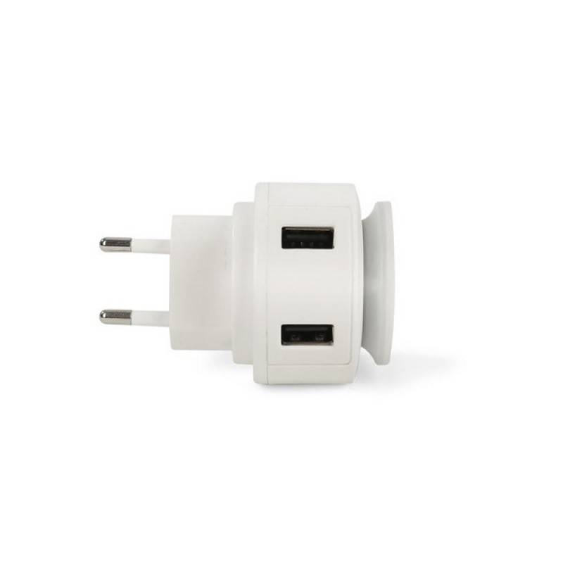 Chargeur mural double-USB avec veilleuse NOTTO
