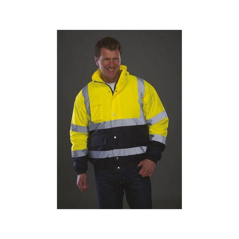Blouson bicolore haute visibilité