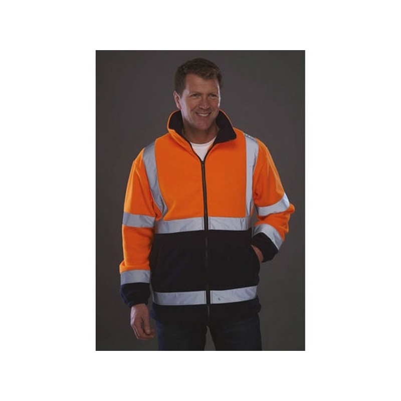 Veste polaire haute visibilité