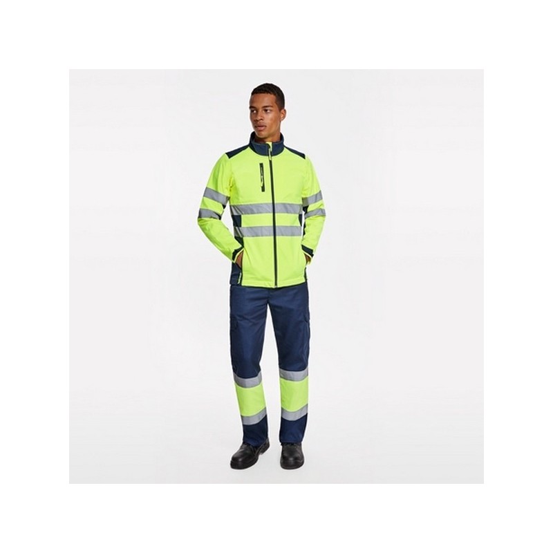 ANTARES - Soft shell bi-couleur haute visibilité