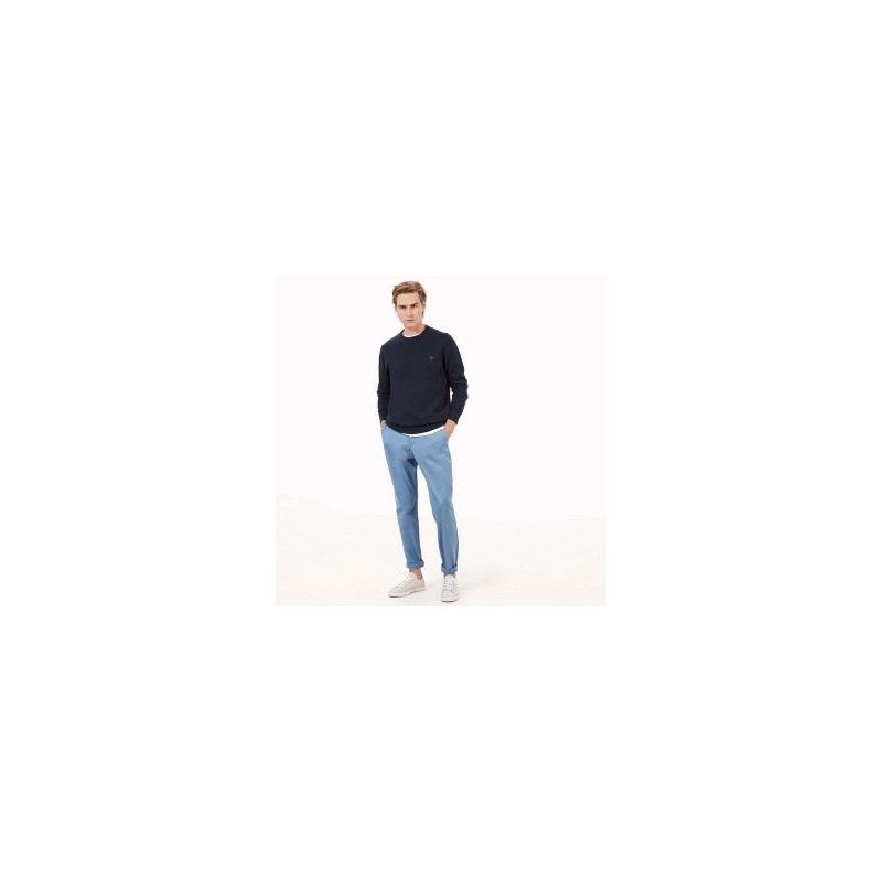Pull en coton bio col rond timberland
