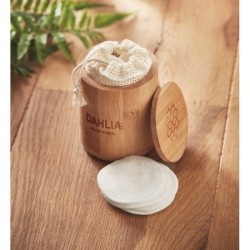 Set de pads en fibre de bambou