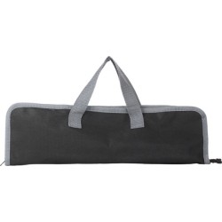 Set barbecue dans une pochette zippé en non-tissé
