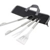 Set barbecue dans une pochette zippé en non-tissé