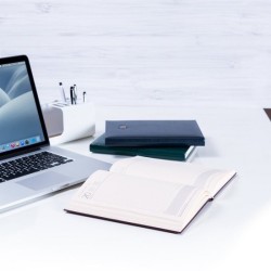 Agenda B5 en cuir synthétique