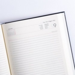 Agenda B5 en cuir synthétique