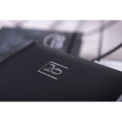Agenda A5 en cuir synthétique