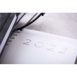 Agenda A5 en cuir synthétique