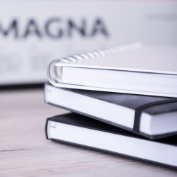 Agenda A5 en cuir synthétique