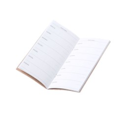 Agenda fin en carton recyclé