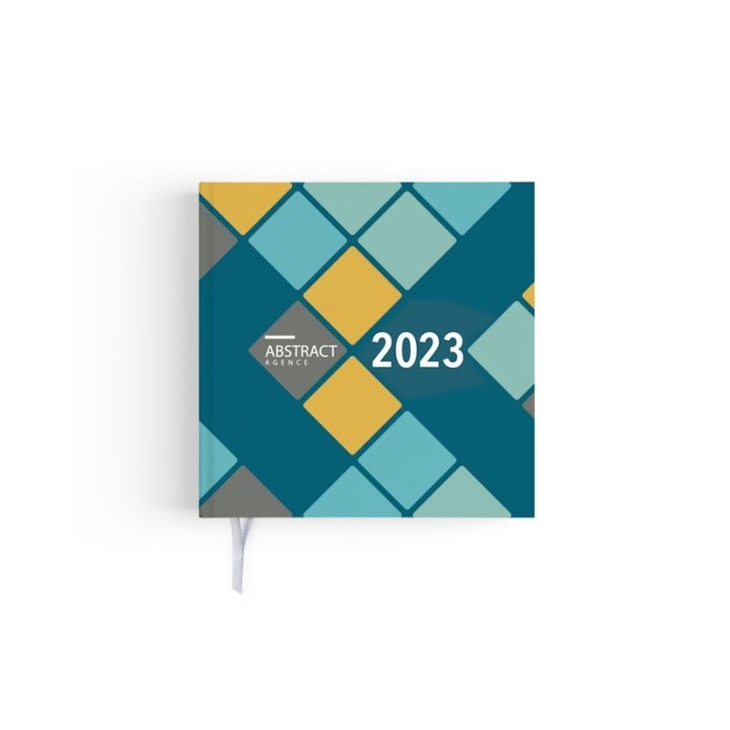 Agenda de bureau carre rigide