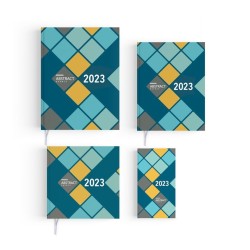 Agenda de bureau carre rigide