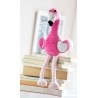 Peluche flamand rose