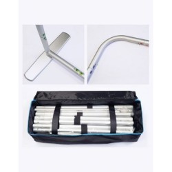 ARCHE DOUBLE EN ALUMINIUM 347 x 245 CM