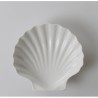 Assiette en forme de coquille Saint-Jacques
