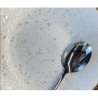Assiette blanche en grès
